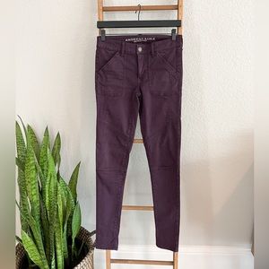 American Eagle Super Super Stretch X Jegging. Size 4 X-Long.